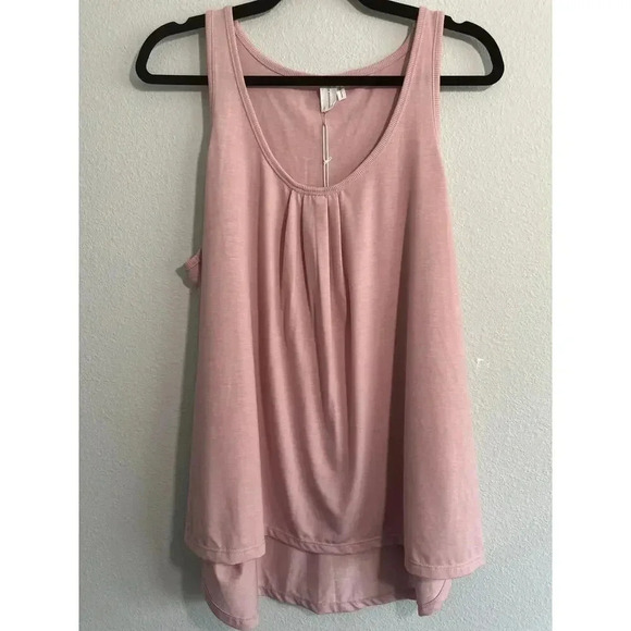 Bare Necessities NWT Soft Rose Pink Sleeveless Jersey Tank Sleep Top XL - Picture 2 of 7